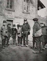 School Children from Alsace, 1915